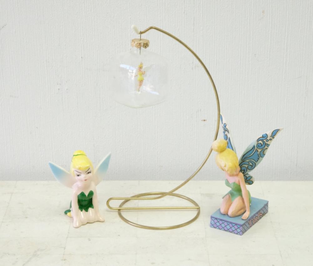 TWO DISNEY TINKER BELL FIGURINES