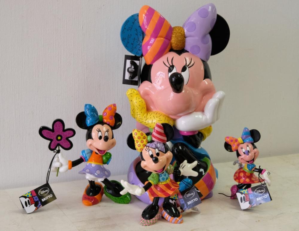 GROUP, DISNEY BRITTO MINNIE MOUSE FIGURINESGroup