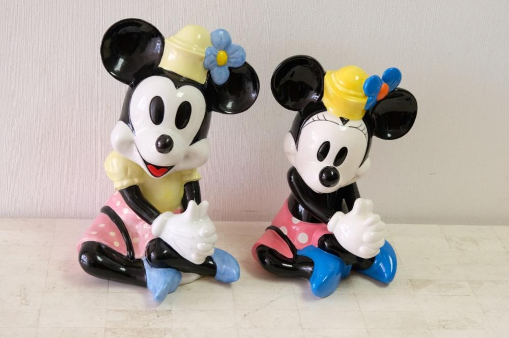 2 LARGE MINNIE MOUSE SCHMID MUSICAL