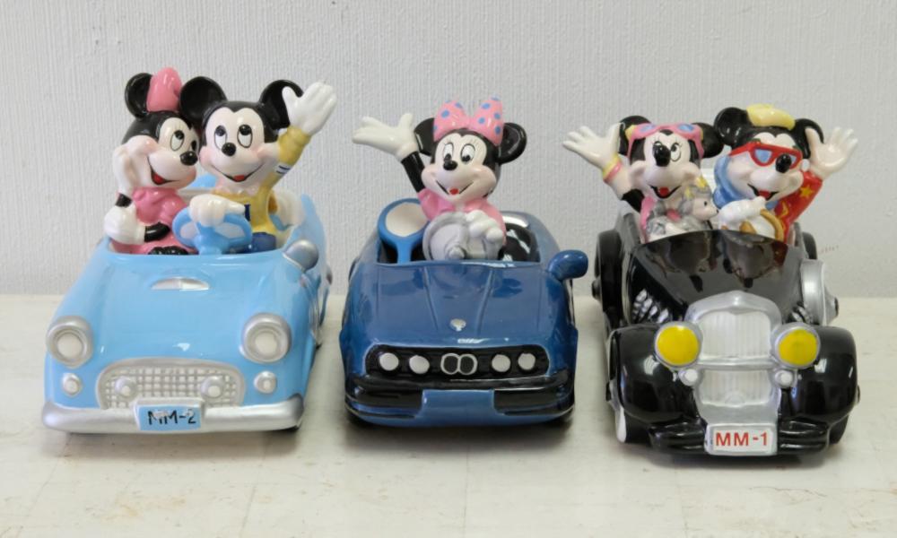 3 DISNEY MICKEY MINNIE MOUSE CAR