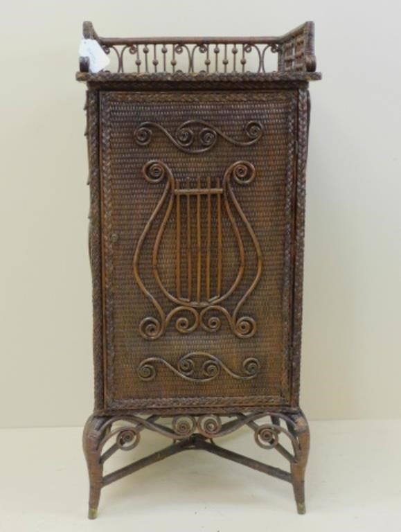 EXTREMELY RARE MUSIC CABINET, HEYWOOD