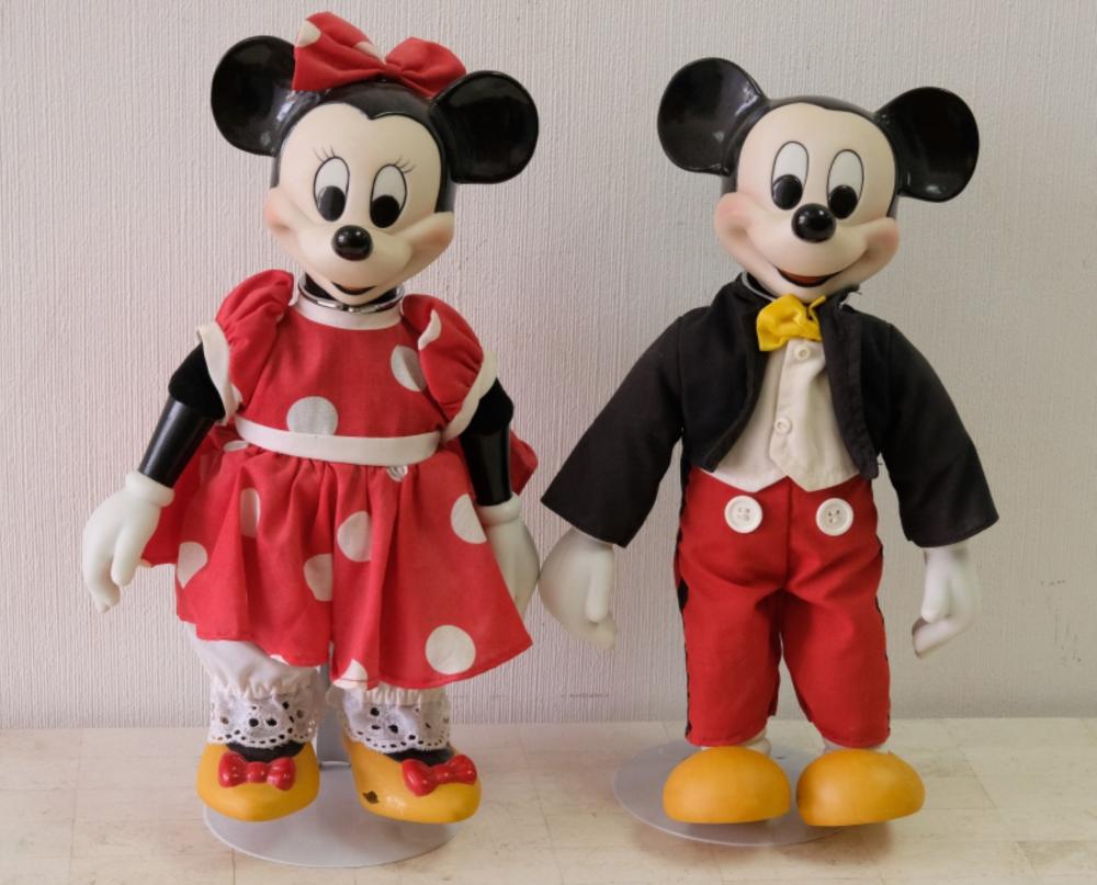 PAIR VINTAGE DISNEY MICKEY MINNIE 366719