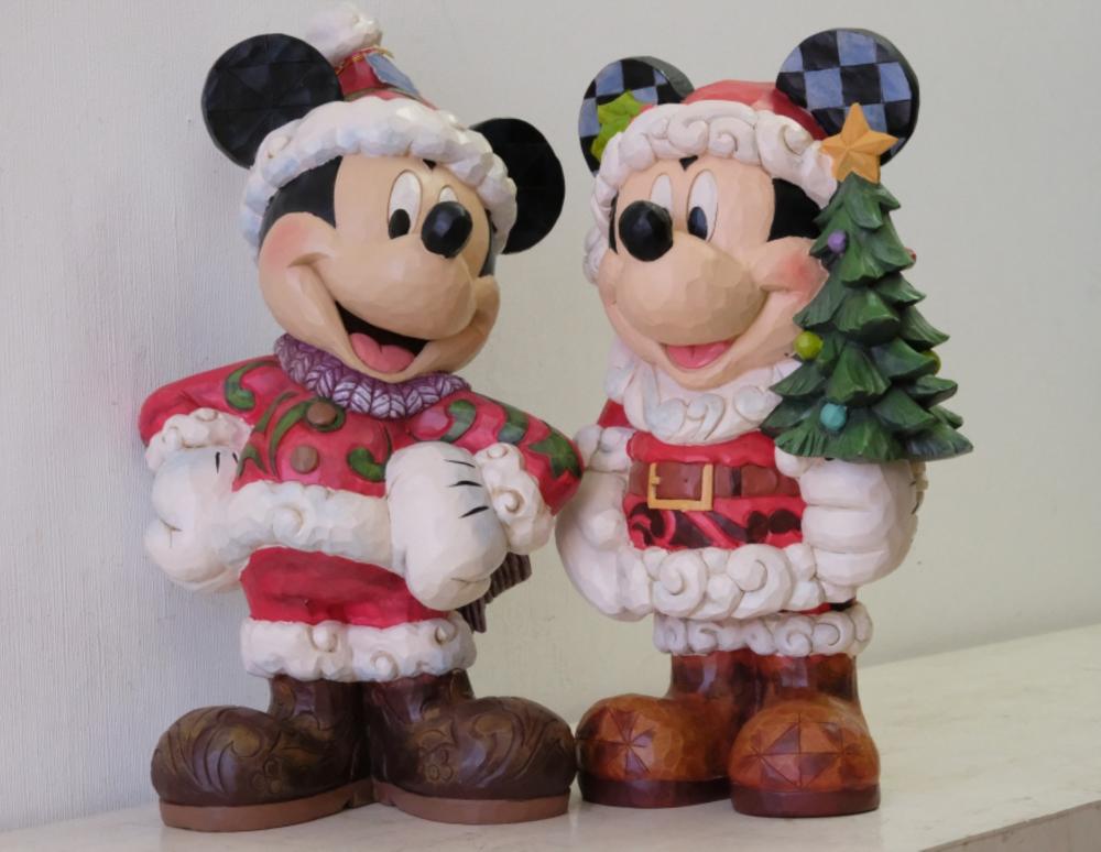 PAIR MICKEY MOUSE PORCH GREETERS  366720