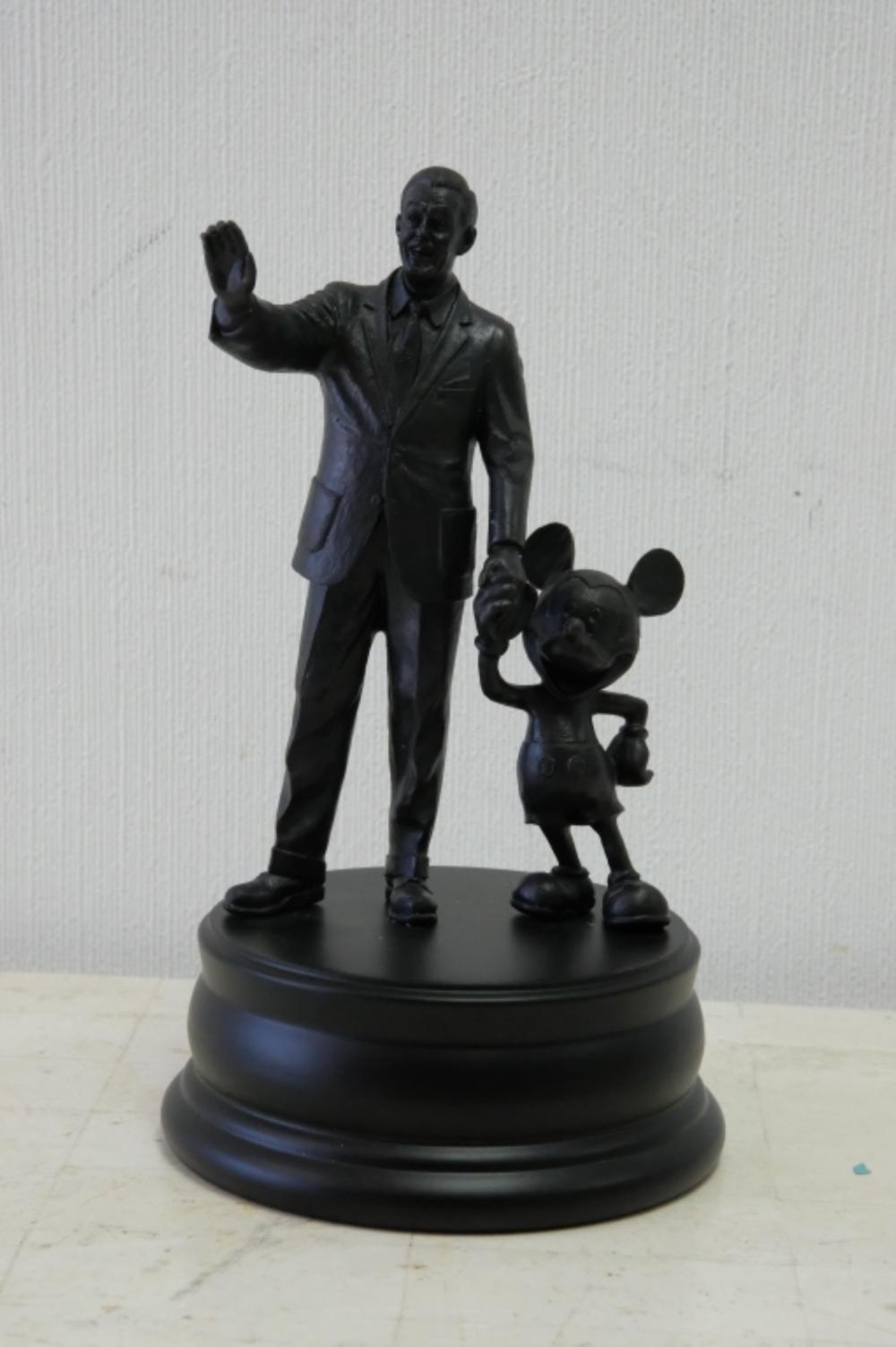 WALT DISNEY AND MICKEY MOUSE BRONZE