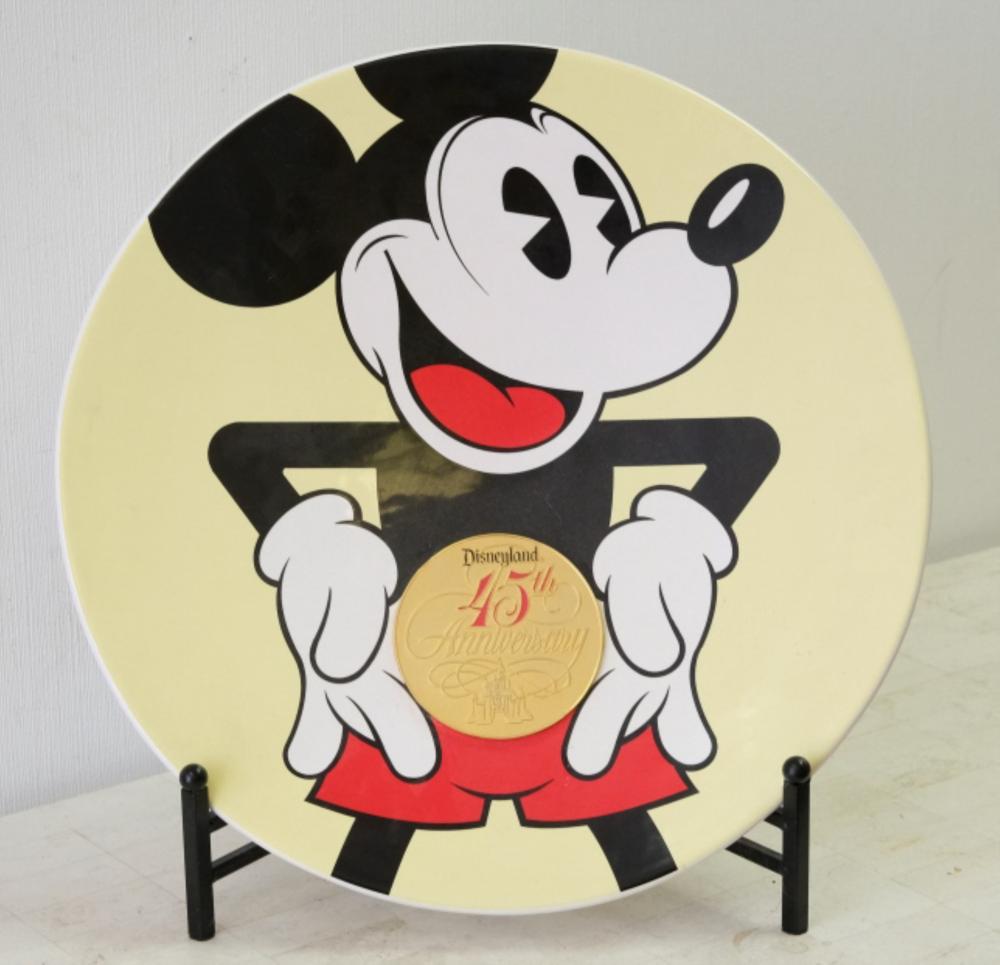 TWO DISNEY LIMITED EDITION CERAMIC CHARGERSTwo