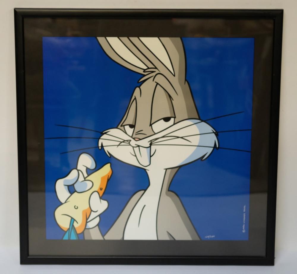 WARNER BROS. L.E. BUGS BUNNY LITHOGRAPHWarner