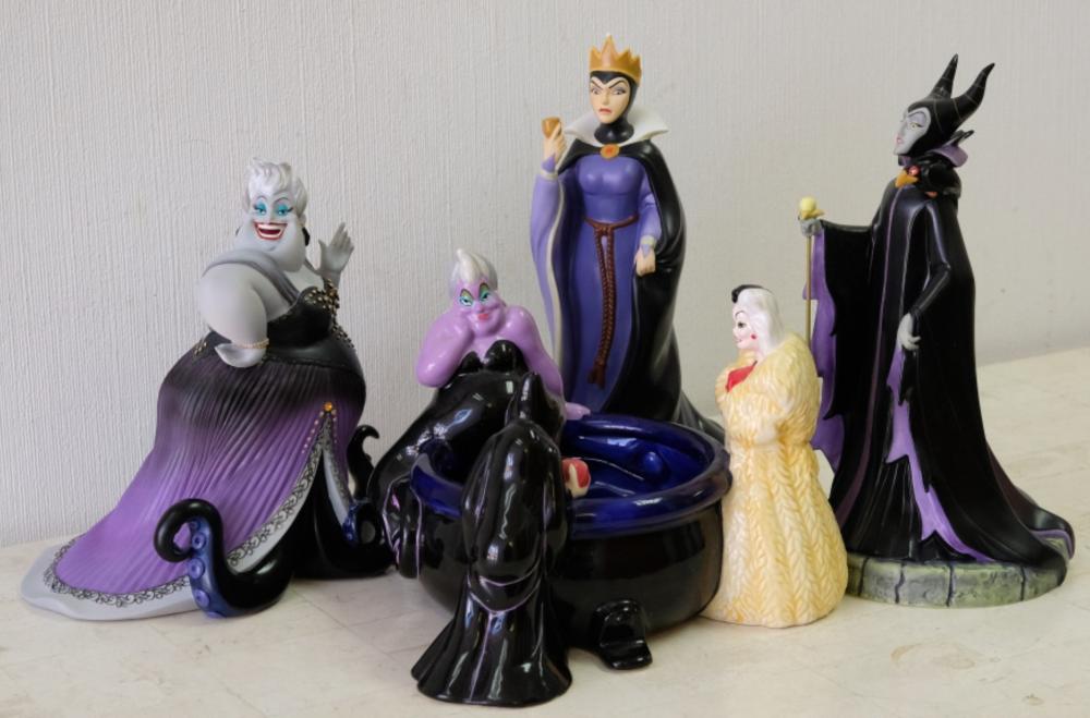 GROUP, DISNEY VILLAINS, FOUR PIECES