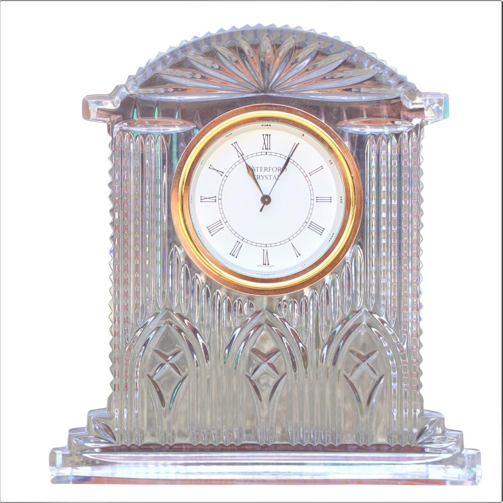 WATERFORD CRYSTAL MANTLE CLOCKContemporary