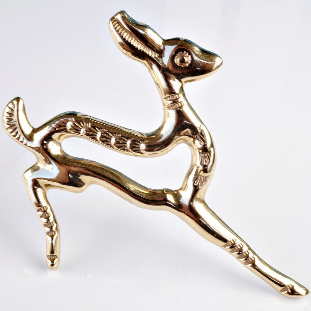 14K YG DEER PENDANT14k Yellow gold 3668b2