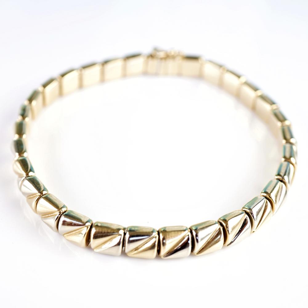 ITALIAN 7 5 14K GOLD BRACELET7 5  3668b3