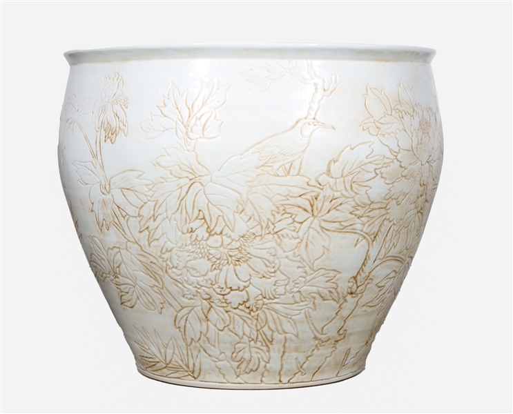 Large Chinese white glaze ceramic
