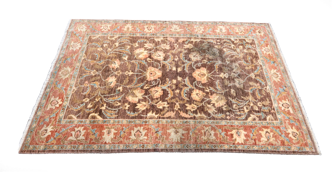 Vintage Ghazni 8'x6' area rug,