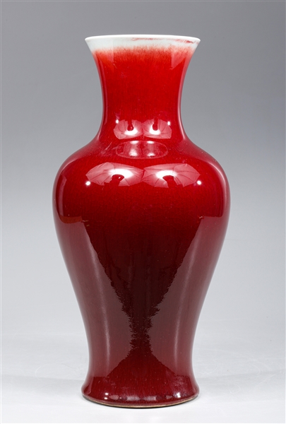 Chinese ceramic oxblood glaze phoenix tail 366983