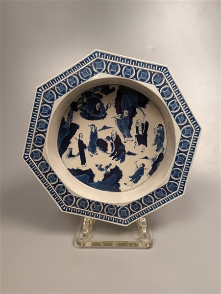 Massive Chinese blue and white porcelain