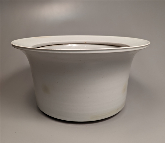 Large Chinese white glazed porcelain 3669c5