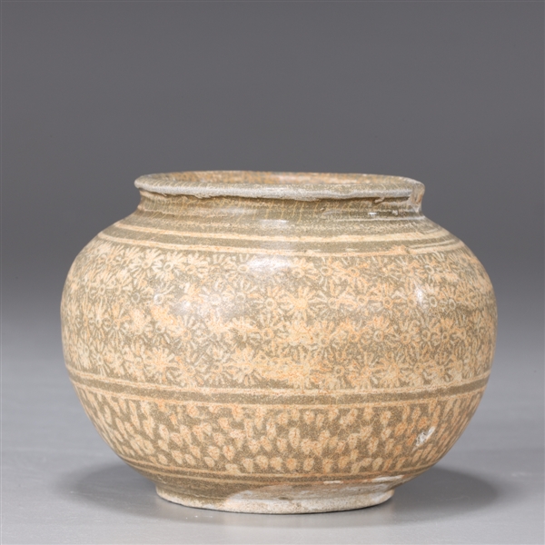 Korean celadon glazed ceramic jar 366a72