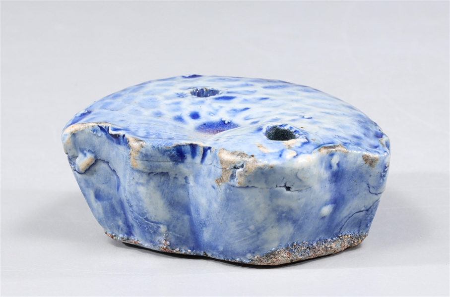 Chinese ceramic blue glaze fish 366a7a