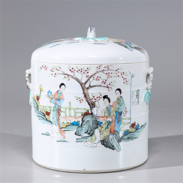 Chinese famille rose enameled porcelain