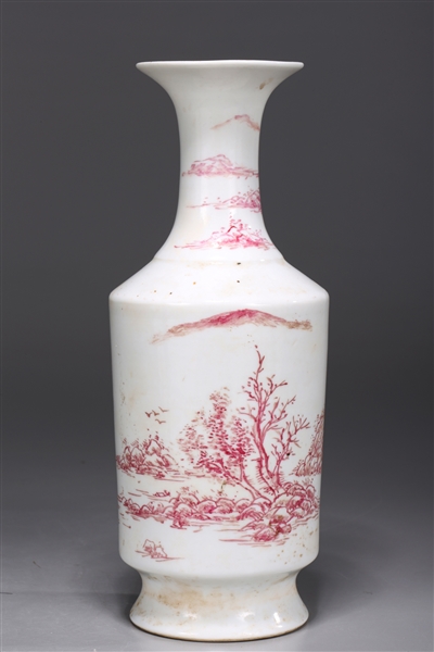 Chinese enameled porcelain vase