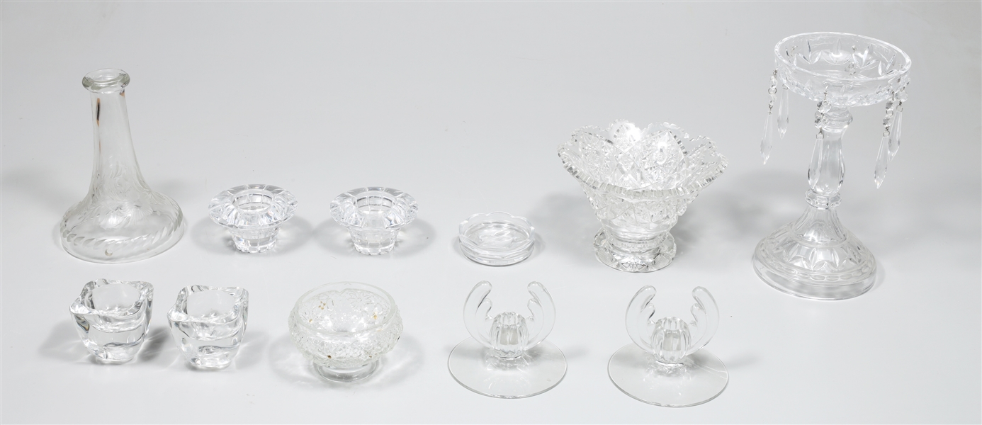 Group of thirten vintage glass