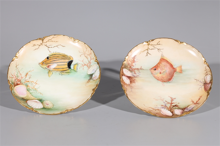 Pair of Haviland France porcelain