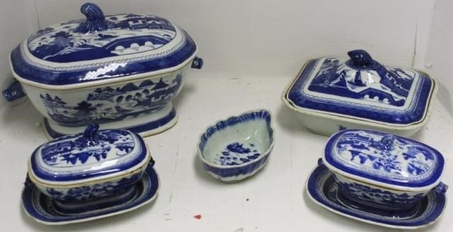 7 PIECES OF 19TH C CHINESE CANTON