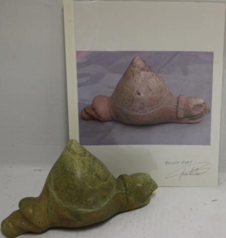 PRE-COLUMBIAN TAINO PINK AND GREEN