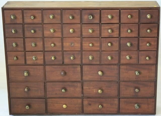 EARLY 19TH C APOTHECARY CHEST  366c3f