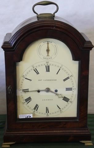 LATE 18TH C ENGLISH BRACKET CLOCK 366c41