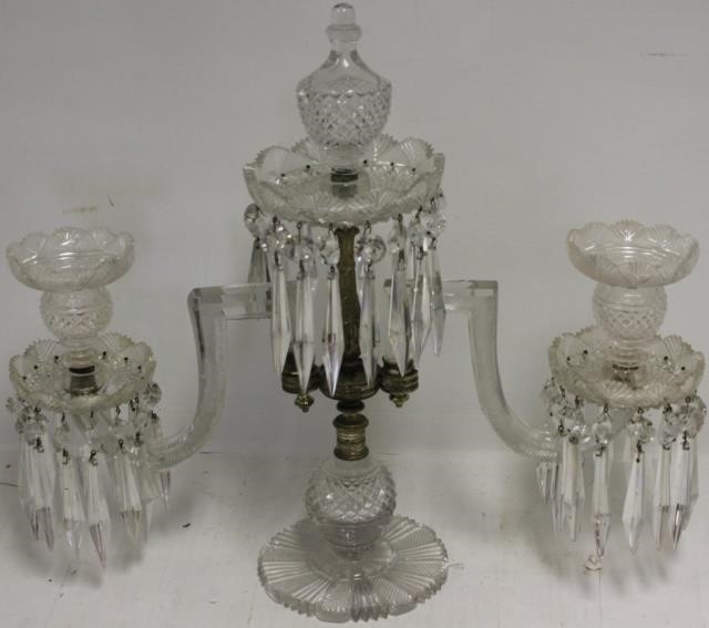 19TH C IRISH WATERFORD CUT CRYSTAL 366c80