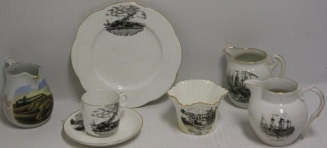 7 PCS OF NEW BEDFORD AREA SOUVENIR CHINATO