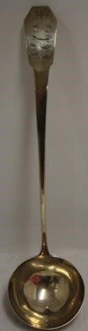 AMERICAN COIN SILVER LADLE WITH 366ce6