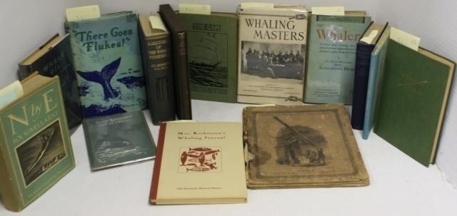 14 BOOKS ALL RELATED TO WHALING 366d45