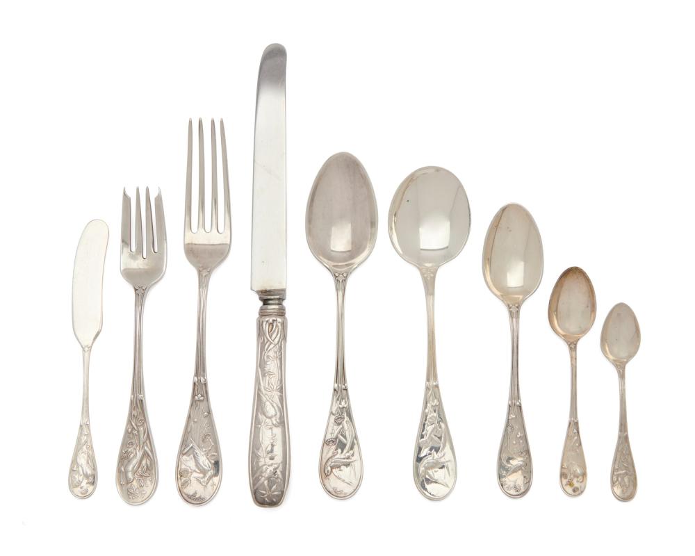 TIFFANY & CO. AUDUBON PATTERN FLATWARE