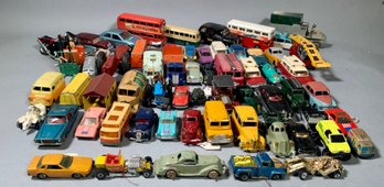 80 good assorted vintage Corgi, Dinky,