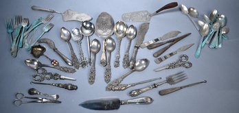 Fifty pieces of vintage sterling 366e47