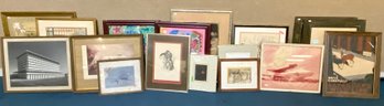 A large miscellaneous art lot  366e49