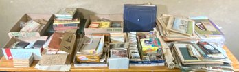 A large table lot of ephemera,