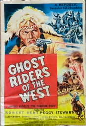 Vintage movie lithographed poster, Ghost