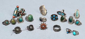 20 Vintage Native American sterling