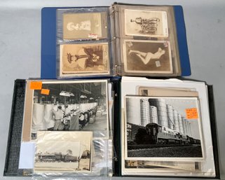 Two portfolios of antique and vintage