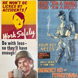 Three original war posters, including: