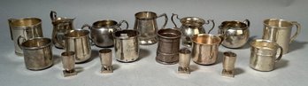 17 Vintage sterling marked tablewares  366f3f