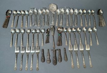 A large assortment of vintage sterling 366f6a