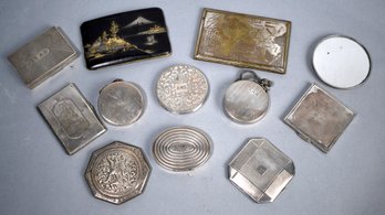 12 Good vintage sterling and plated 366f71