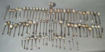 75 Pieces of vintage sterling,