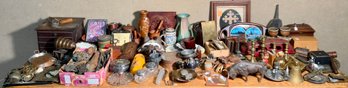 A large table lot of vintage and
