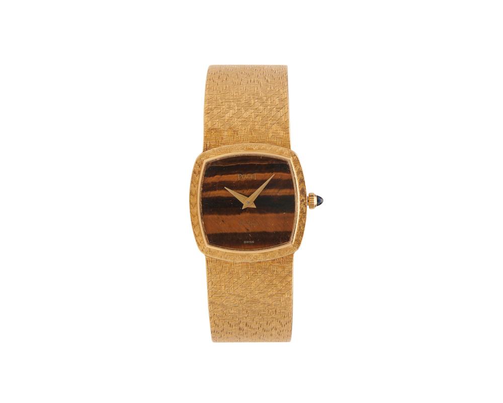 PIAGET 18K GOLD AND TIGER S EYE 367038