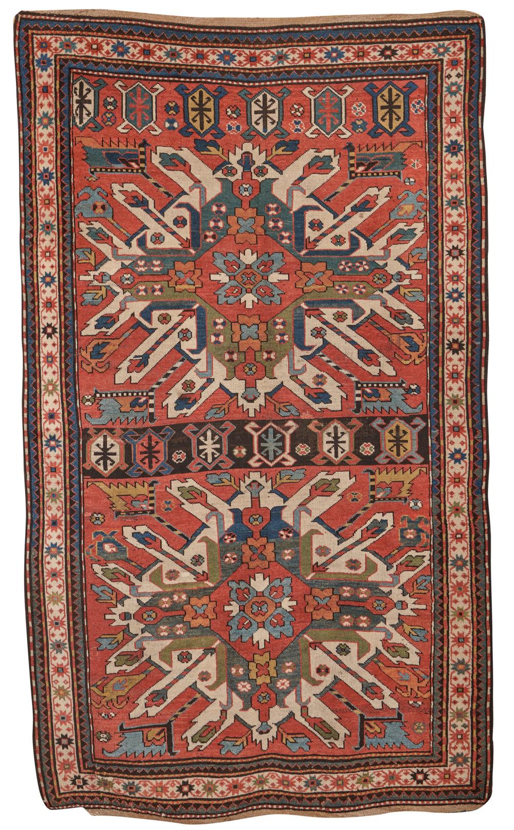 EAGLE KAZAK RUG CAUCASUS CA  36711b