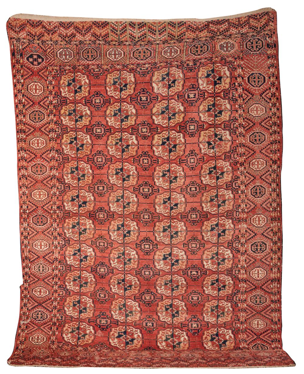 TEKKE MAIN CARPET, TURKESTAN, CA.